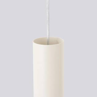 Lámpara colgante Vaza beige, 3 luces