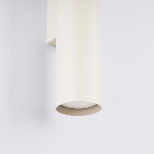 Aplique de pared Vaza beige, 2 luces