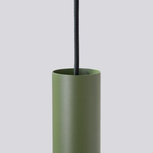 Lámpara colgante Vaza verde oliva, 3 luces