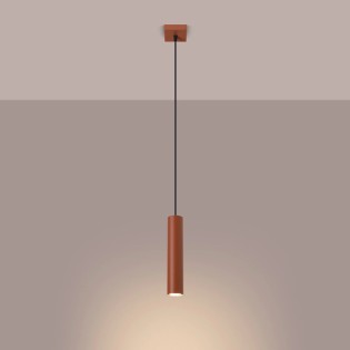 Lámpara colgante Vaza rojo, 1 luz