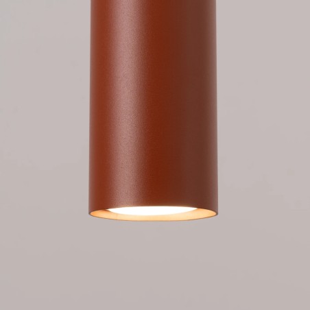 Lámpara colgante Vaza rojo, 1 luz