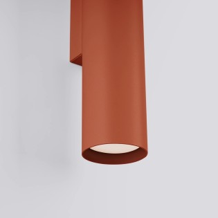 Aplique de pared Vaza rojo, 2 luces