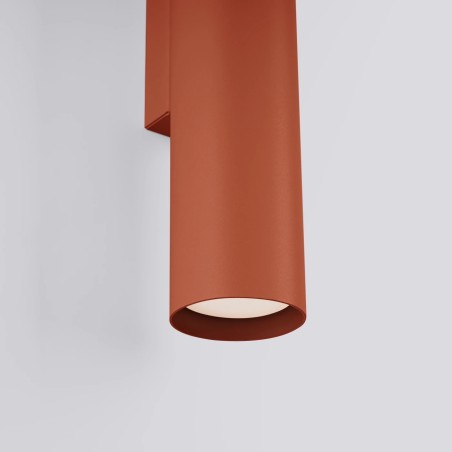 Aplique de pared Vaza rojo, 2 luces