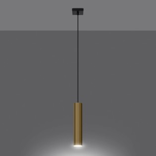 Lámpara colgante Vaza dorado pulido, 1 luz
