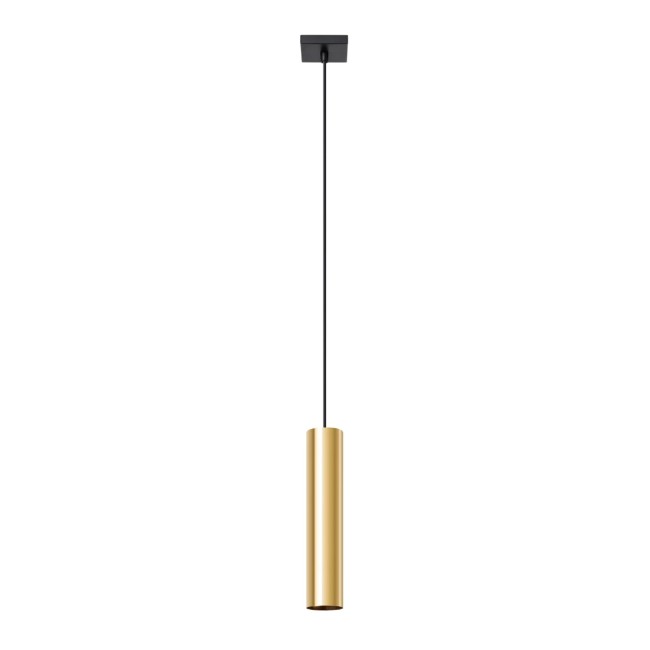 Lámpara colgante Vaza dorado pulido, 1 luz