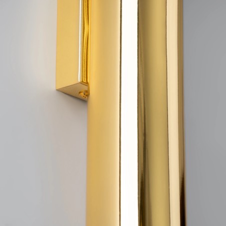 Aplique de pared Vaza dorado pulido, 2 luces