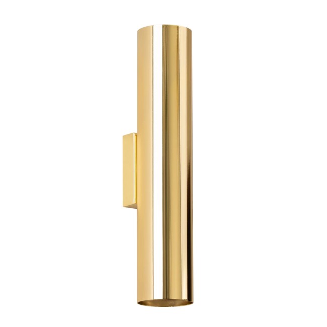 Aplique de pared Vaza dorado pulido, 2 luces