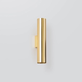 Aplique de pared Vaza dorado pulido, 2 luces
