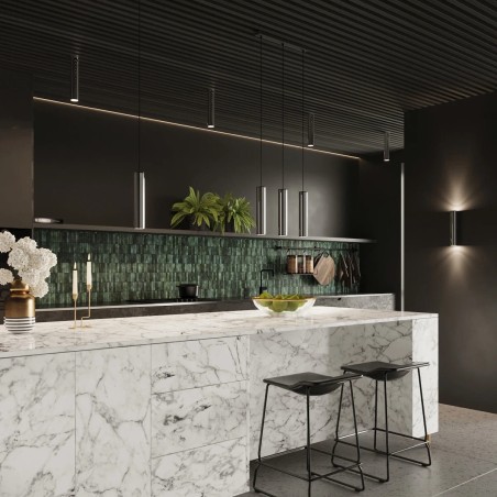 Lámpara colgante Vaza, cromo, 1 luz