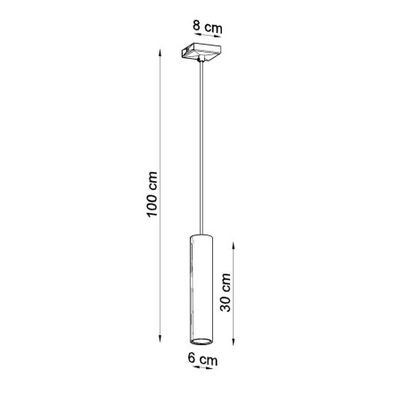 Lámpara colgante Vaza, cromo, 1 luz