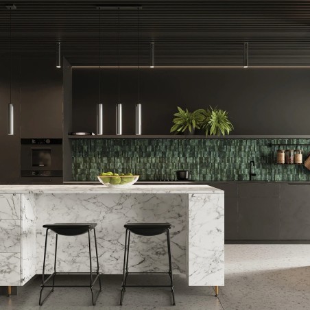 Lámpara colgante Vaza, cromo, 1 luz