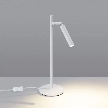 Lámpara de mesa Vacu blanco