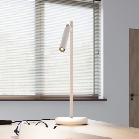 Lámpara de mesa Vacu blanco