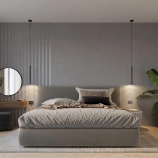 Lámpara colgante Vacu negro, 1 luz