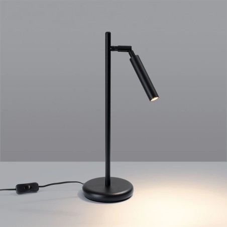 Lámpara de mesa Vacu negro