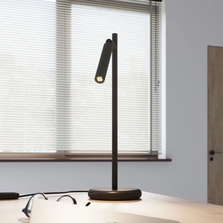 Lámpara de mesa Vacu negro