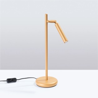 Lámpara de mesa Vacu dorado