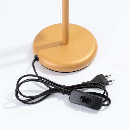 Lámpara de mesa Vacu dorado