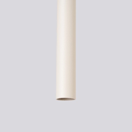 Lámpara colgante Vacu beige, 1 luz