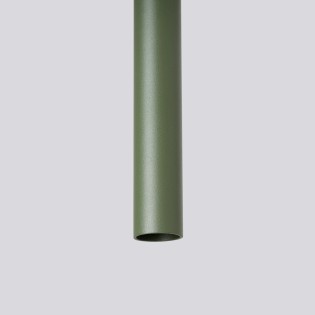 Lámpara colgante Vacu verde, 1 luz