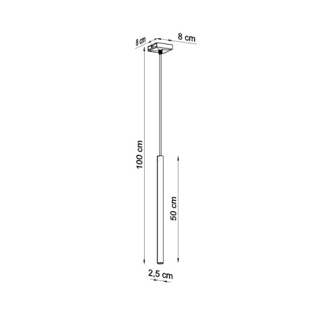 Lámpara colgante Vacu dorado pulido, 3 luces