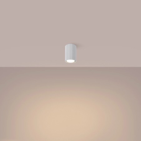 Foco de superficie Moto blanco 10