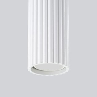 Lámpara colgante Moto blanco, 1 luz