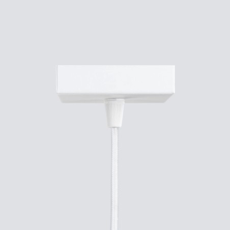Lámpara colgante Moto blanco, 1 luz