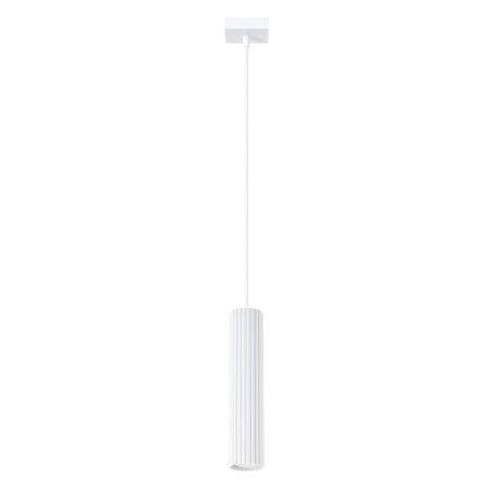 Lámpara colgante Moto blanco, 1 luz
