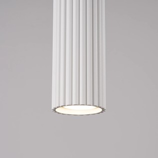 Lámpara colgante Moto blanco, 2 luces