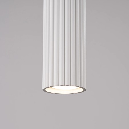 Lámpara colgante Moto blanco, 2 luces