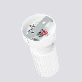 Aplique de pared Moto, blanco con interruptor