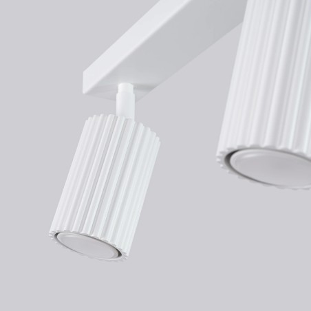 Regleta Moto blanco, 2 luces