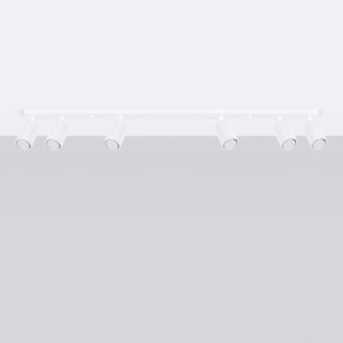 Regleta Moto blanco, 6 luces