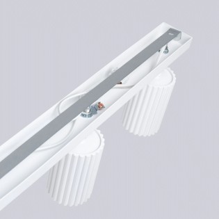 Regleta Moto blanco, 6 luces