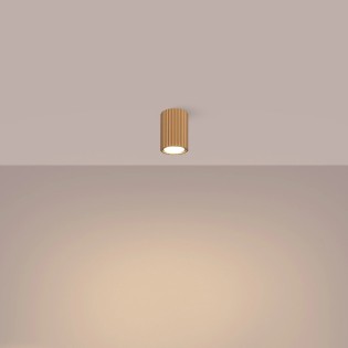 Foco de superficie Moto dorado 10