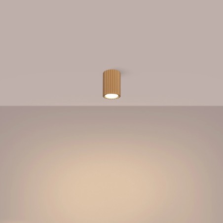 Foco de superficie Moto dorado 10