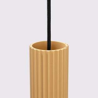 Lámpara colgante Moto dorado, 1 luz