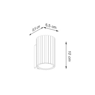 Aplique de pared Moto dorado 10