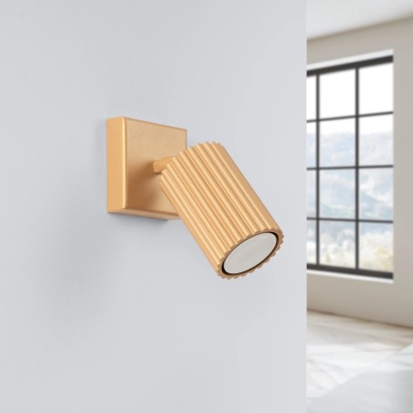 Aplique de pared Moto dorado