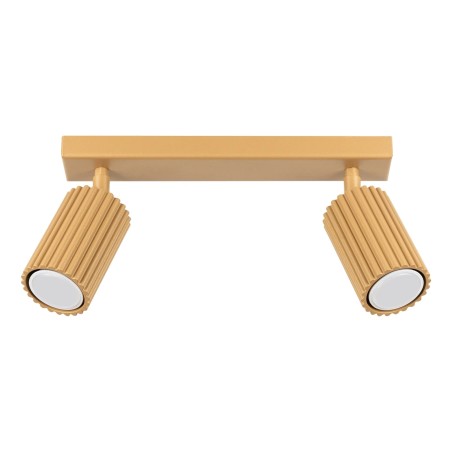 Regleta Moto dorado, 2 luces