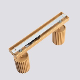 Regleta Moto dorado, 2 luces