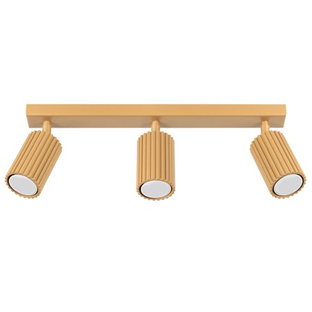 Regleta Moto dorado, 3 luces