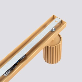 Regleta Moto dorado, 3 luces