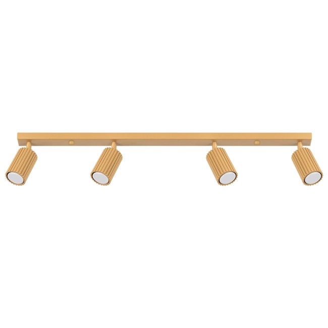 Regleta Moto dorado, 4 luces