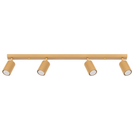 Regleta Moto dorado, 4 luces