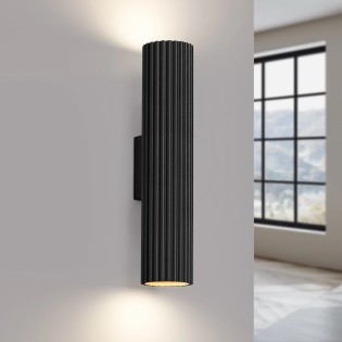 Aplique de pared Moto negro 30