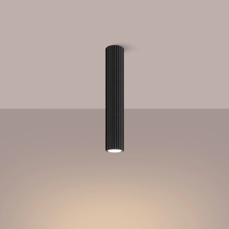 Foco de superficie Moto negro 40