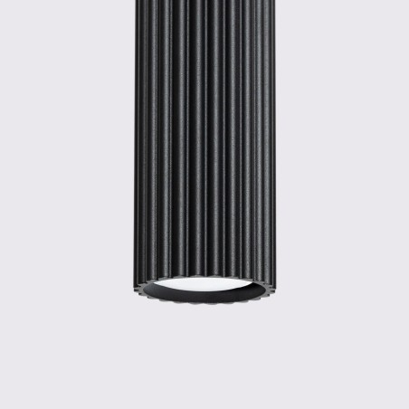 Lámpara colgante Moto negro, 1 luz