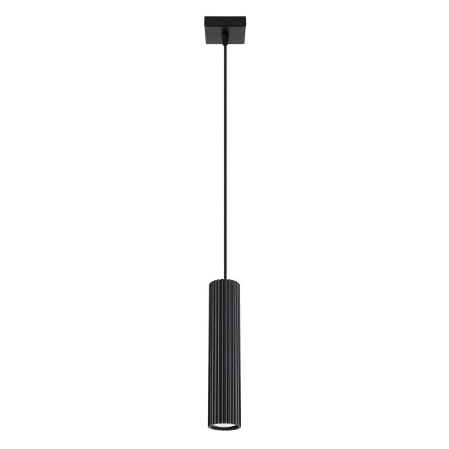 Lámpara colgante Moto negro, 1 luz